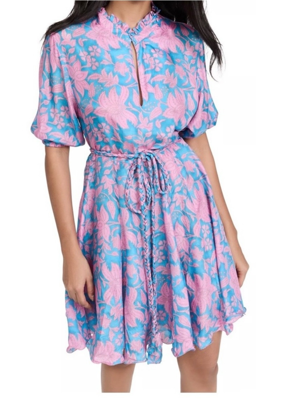 Hannah Artwear Gaia Dress 100% Silk **No Sash** 2/M